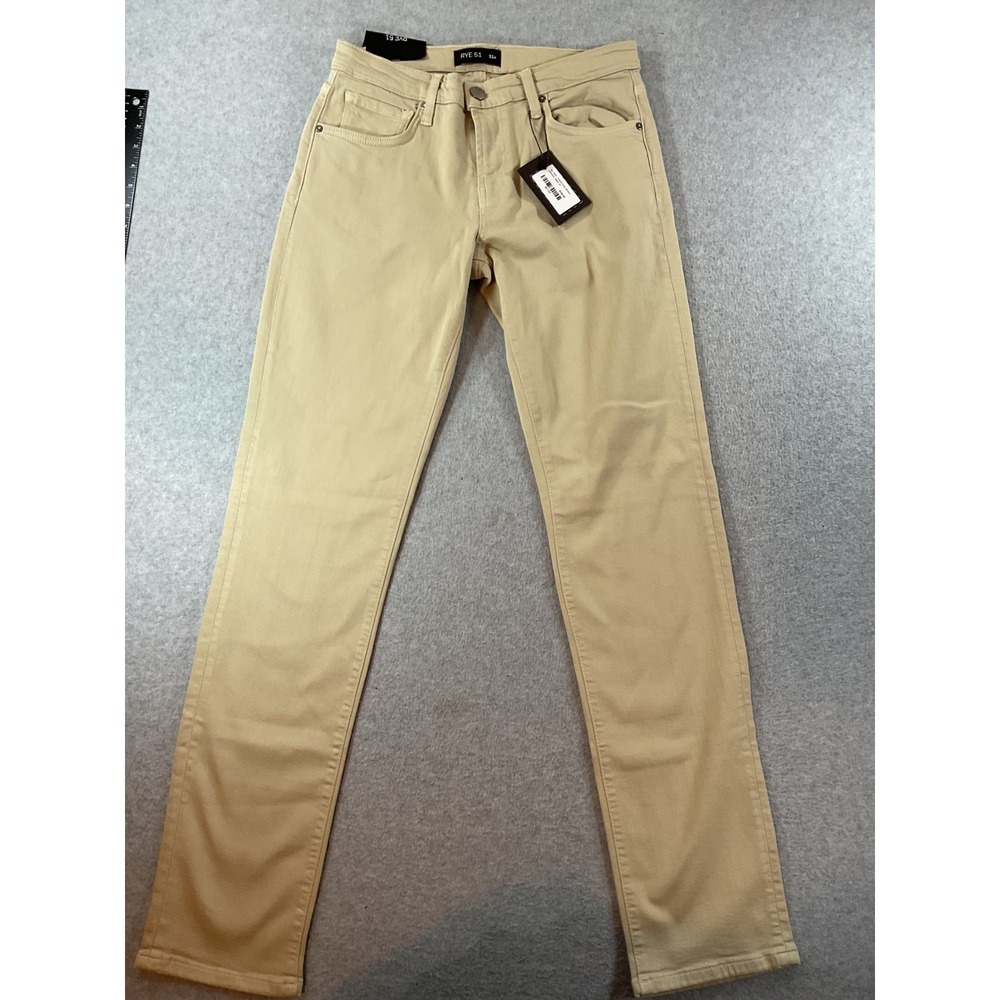 NWT Rye 51 French Twill Stretch 5 pocket Sand size 31 1247